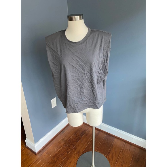 Storets gray padded sleeveless top - Picture 2 of 5